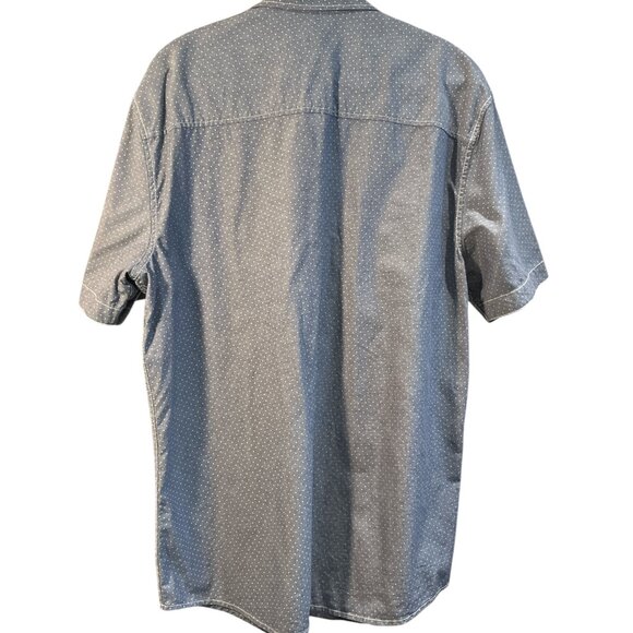 BRITCHES Men's Casual Button Down Shirt Blue Size XL Small Dots Nice Buttons - Picture 7 of 12